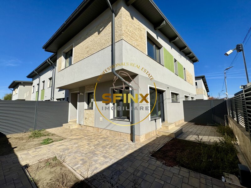 Bragadiru Vila 3 camere, 3 bai, 98,6 mp utili, Safirului, teren 118 mp